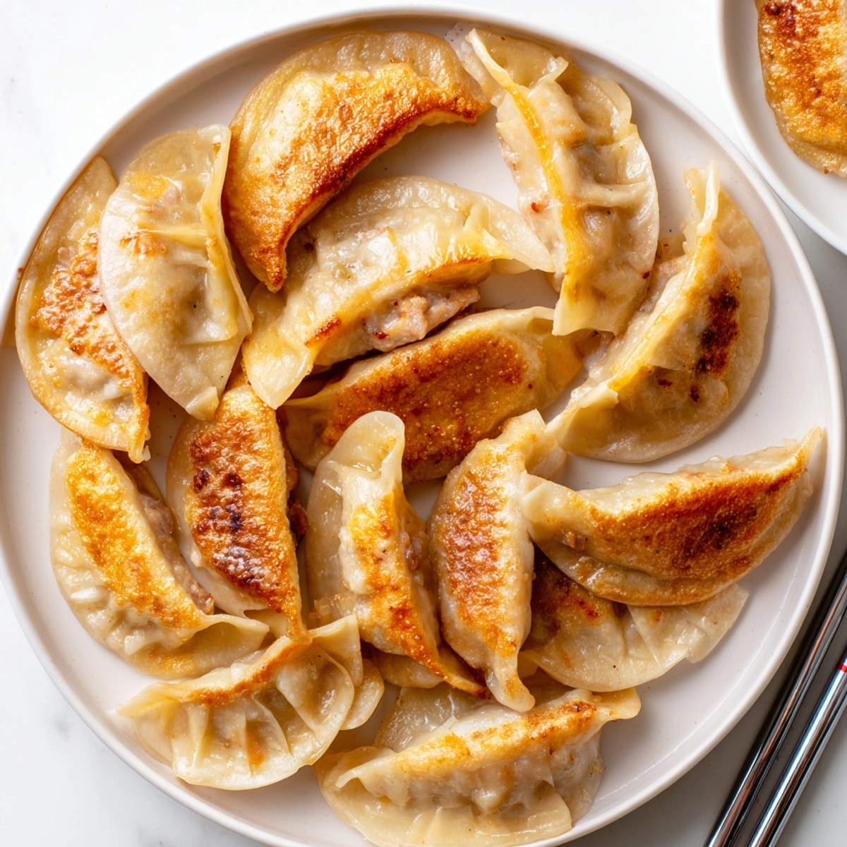 Close-up of homemade Thanksgiving Turkey Pot Stickers: steaming and filled with festive flavors.
