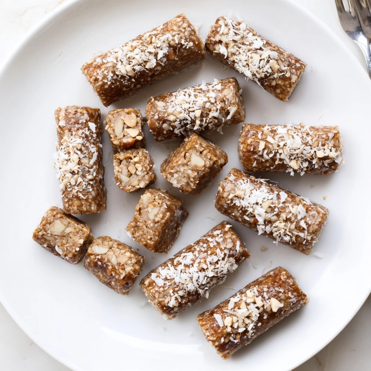 Easy-rolled Peanut Butter Cinnamon Date Rolls, a kid-friendly snack with soft texture.