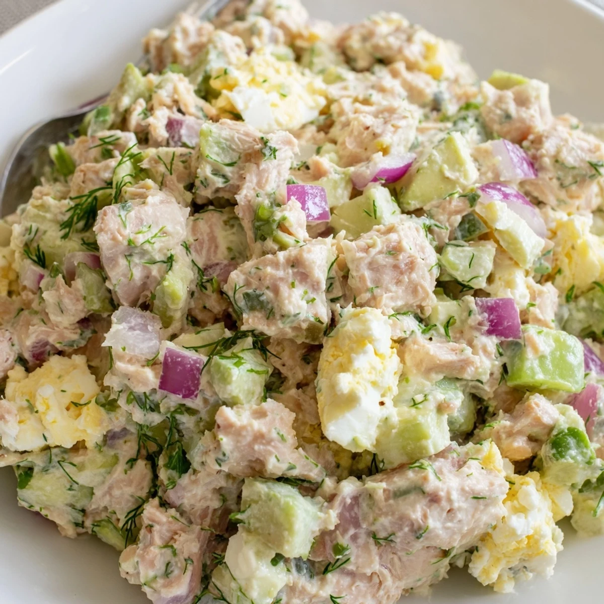 Avocado Ranch Tuna Egg Salad