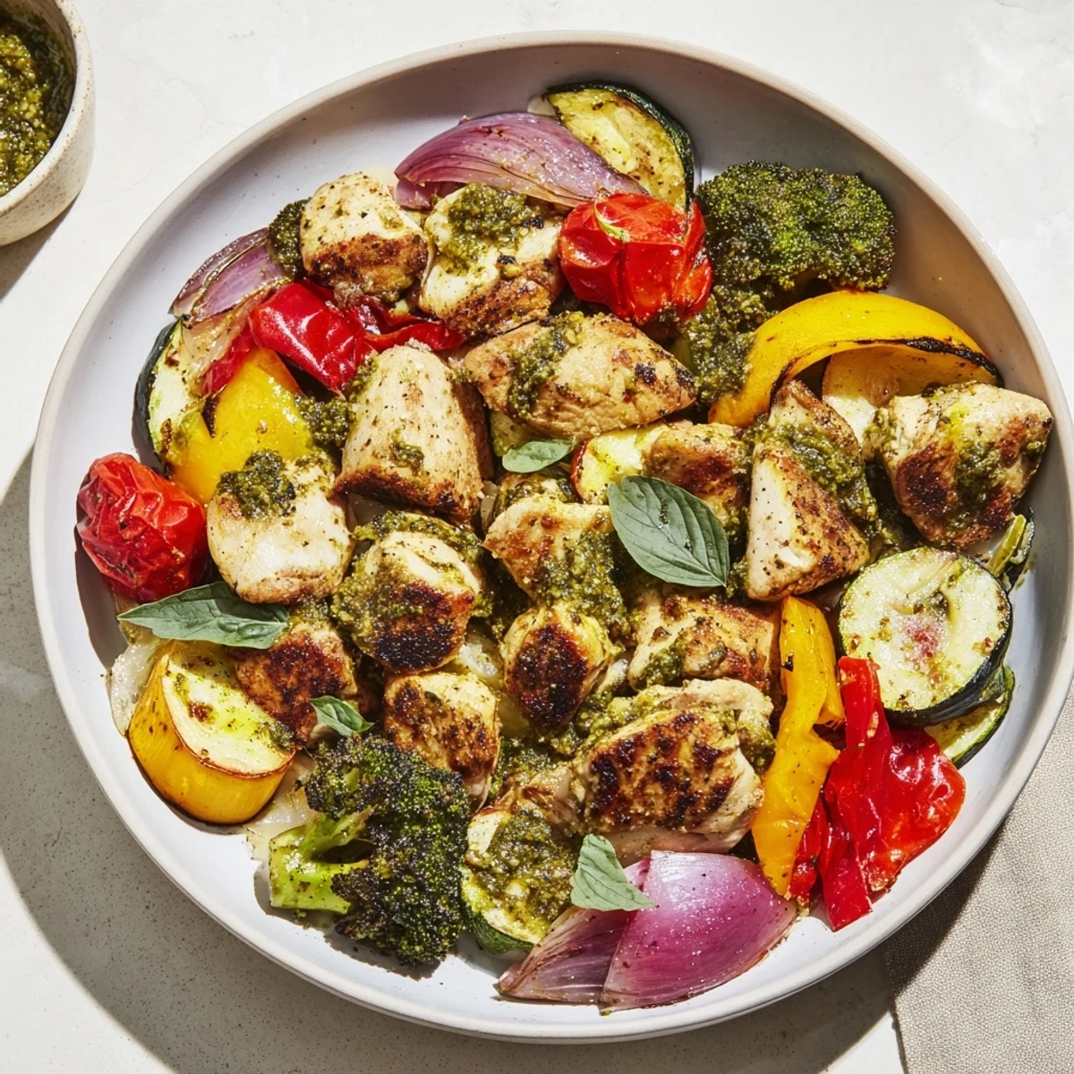 Quick Lemon Pesto Chicken