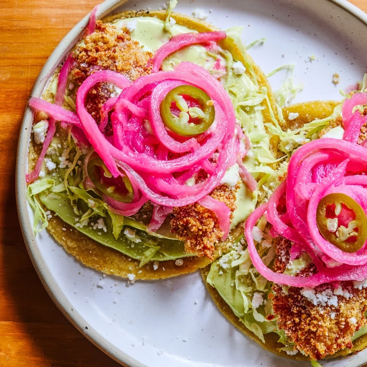 Pickled Red Onion Tacos