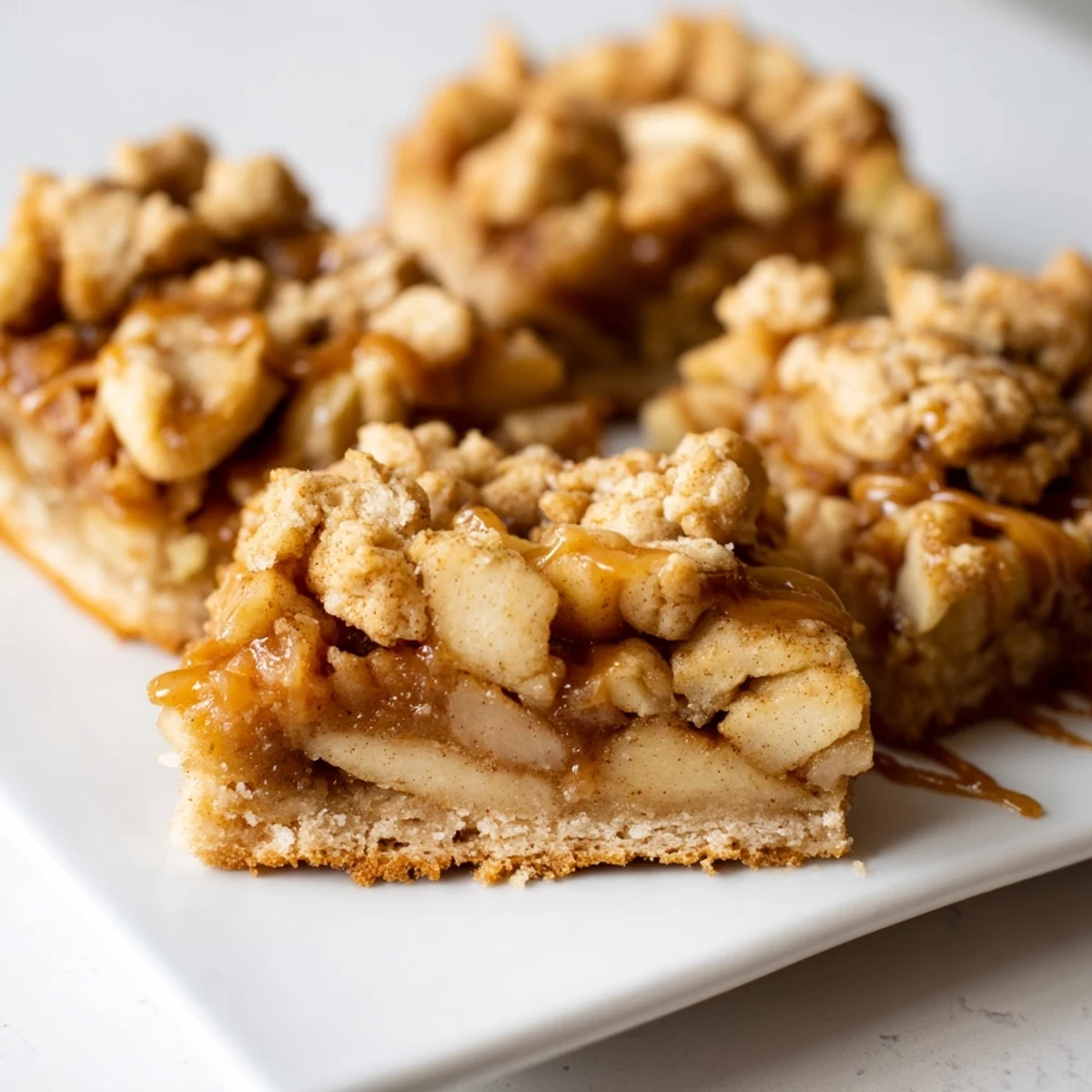 Caramel Apple Cookie Bars, loaded with caramel and baked until golden, ready to savor.