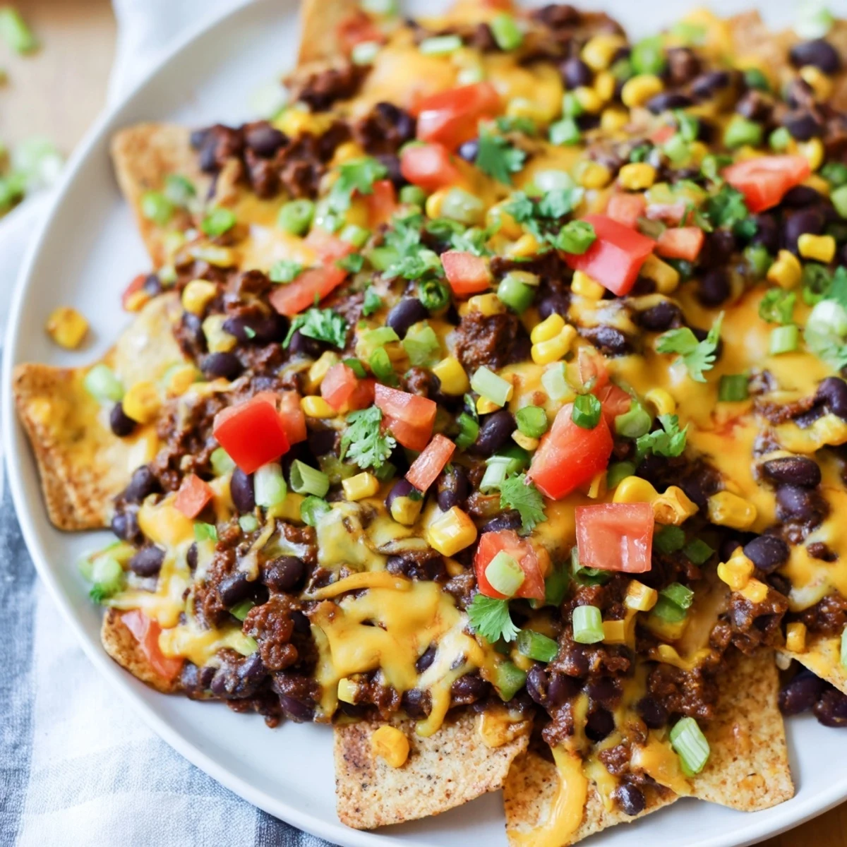 Sheet-Pan Nachos Beans Veggies
