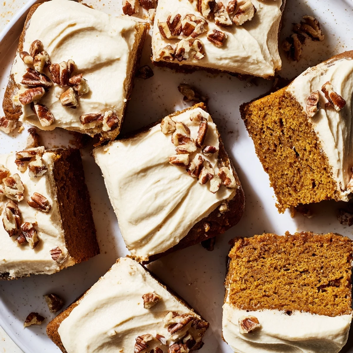 Pumpkin Bars Brown Sugar Frosting