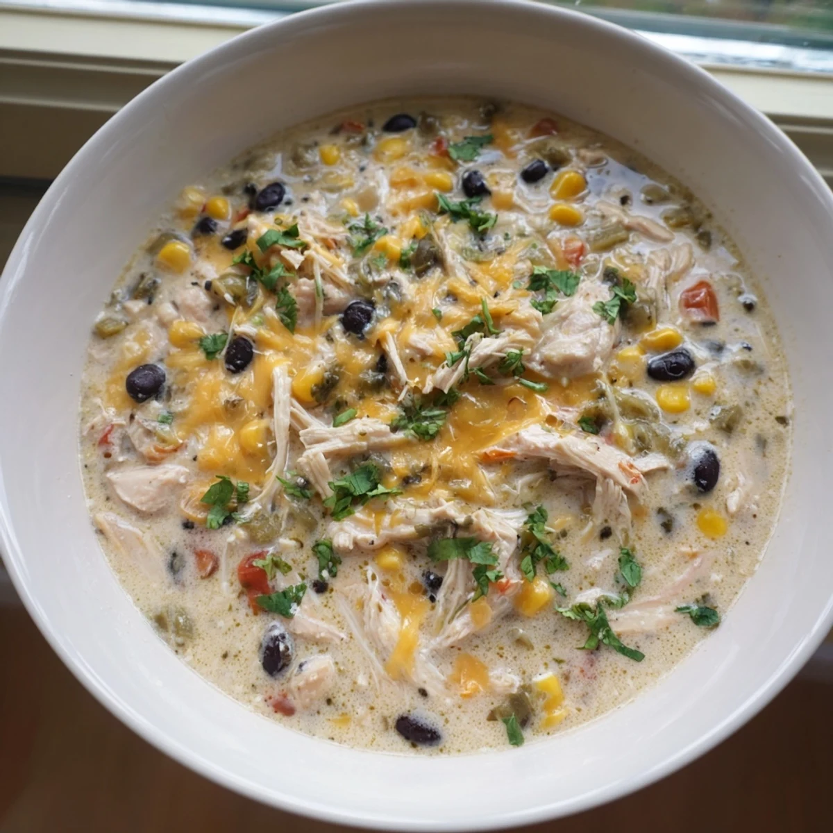 Chicken Poblano Soup Comfort