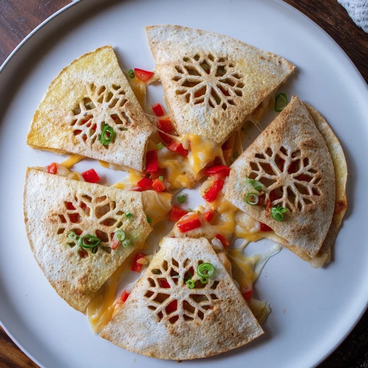 Express Snowflake Quesadillas
