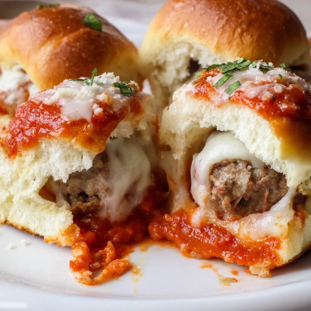 Easy Christmas Meatball Sliders