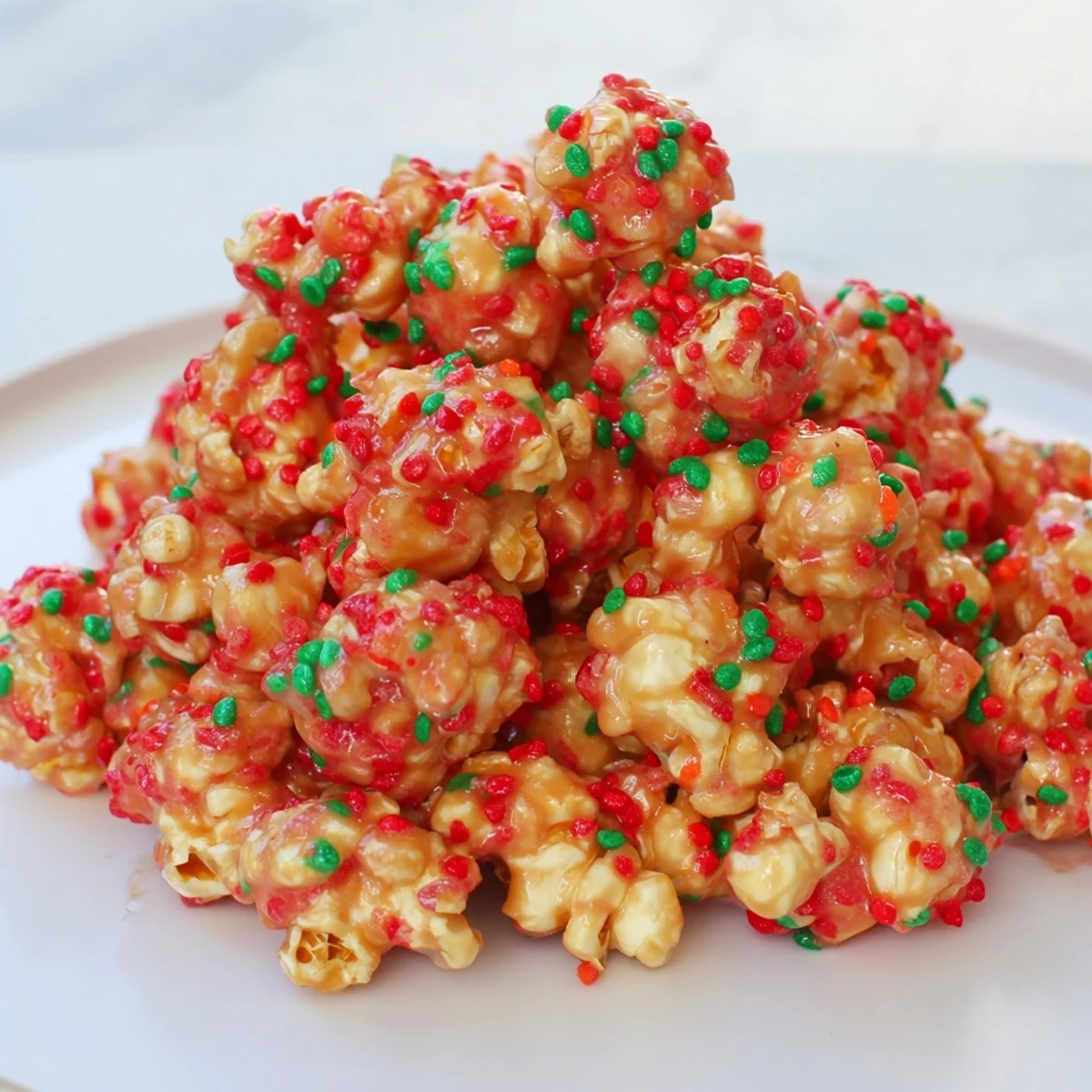 Popcorn Piles with Sprinkles
