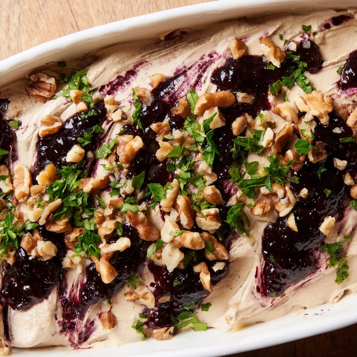 Enjoy a tempting photo of the elegant The Velvet Underground, artfully layered, perfect for entertaining.