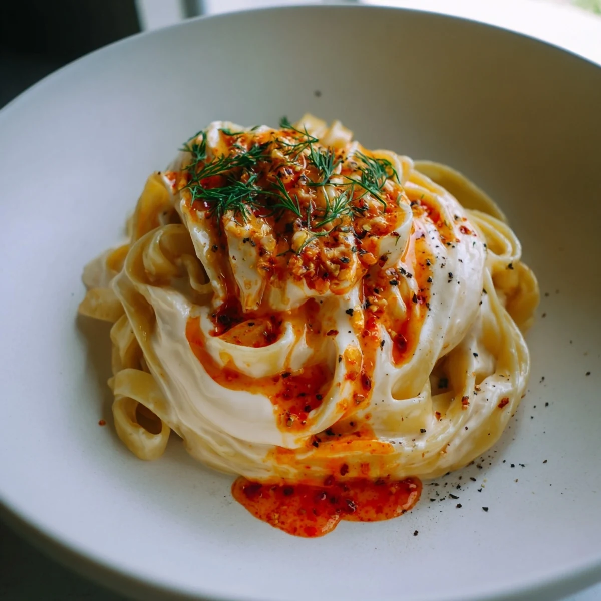 Turkish Pasta with Paprika Butter