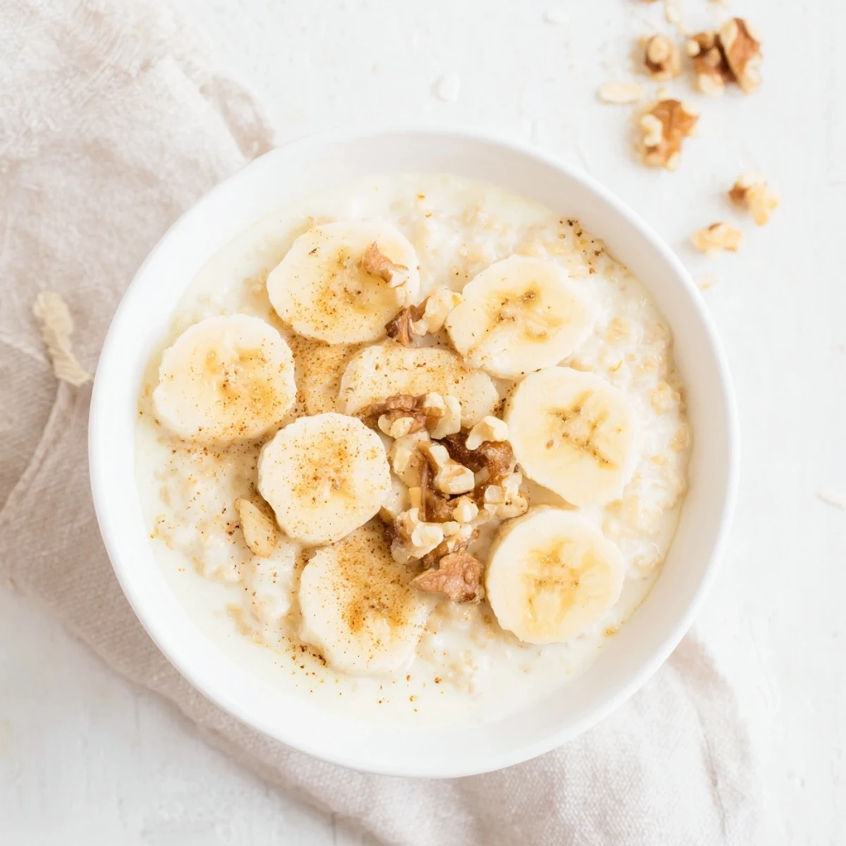 Microwave Banana Oats Bowl