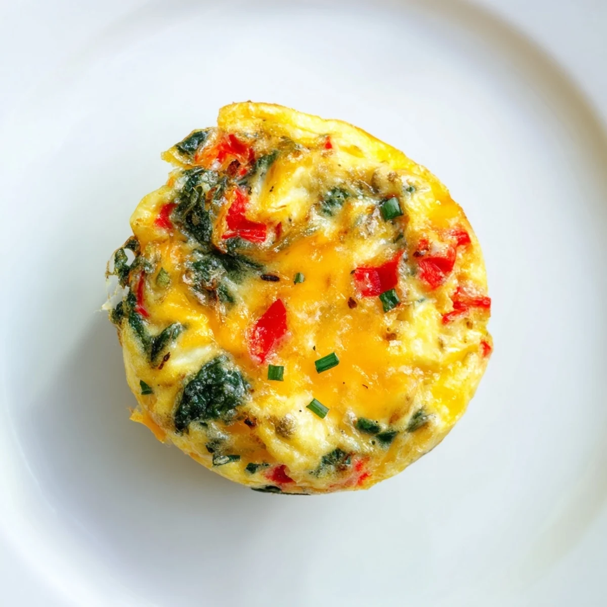 Mini Crustless Spinach Quiches