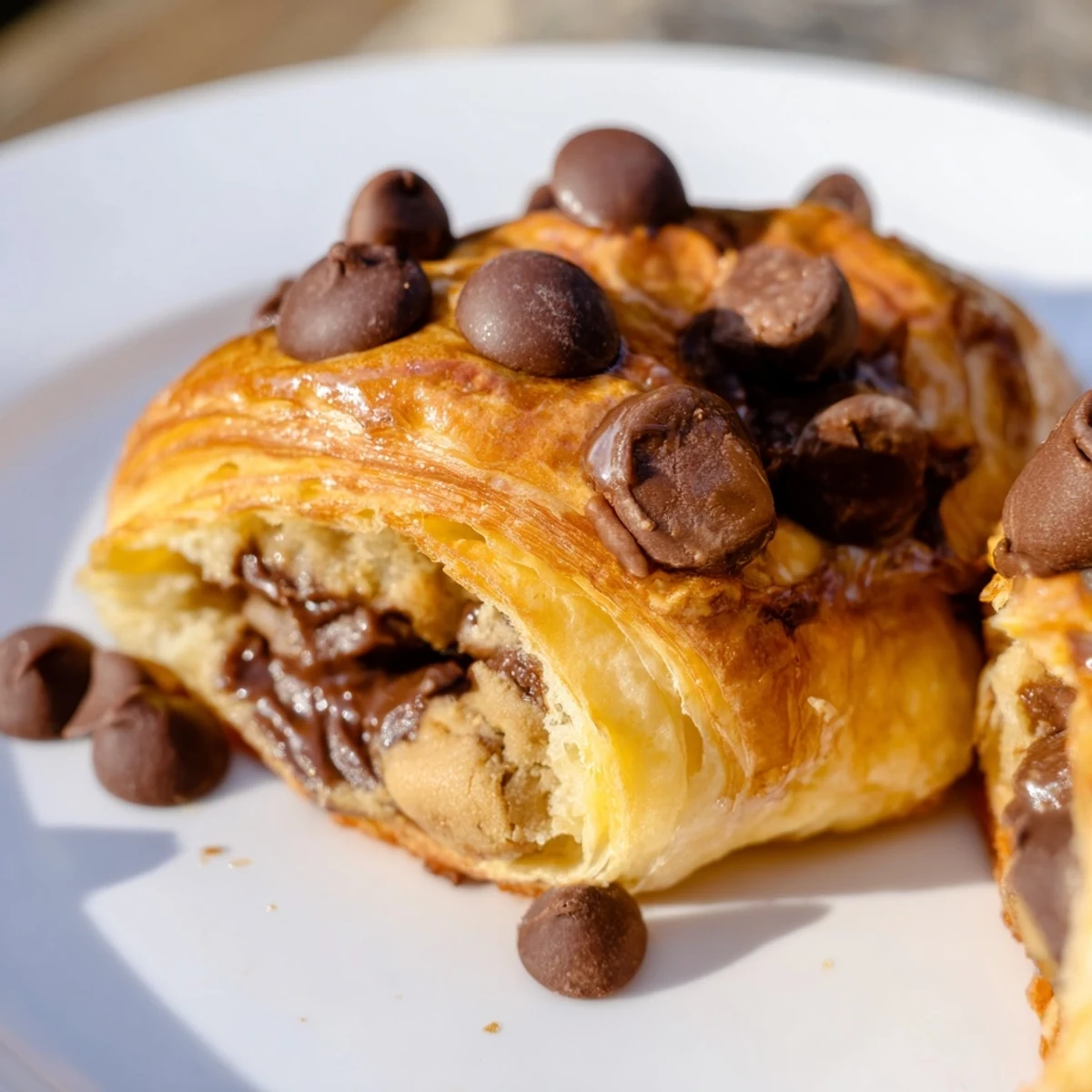 A close-up of indulgent Viral Crookies: imagine the delicious fusion of textures and flavors.