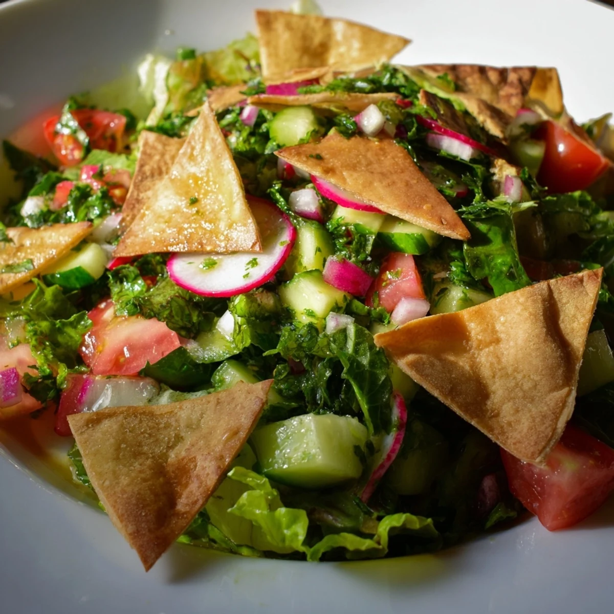 Lebanese Fattoush Salad
