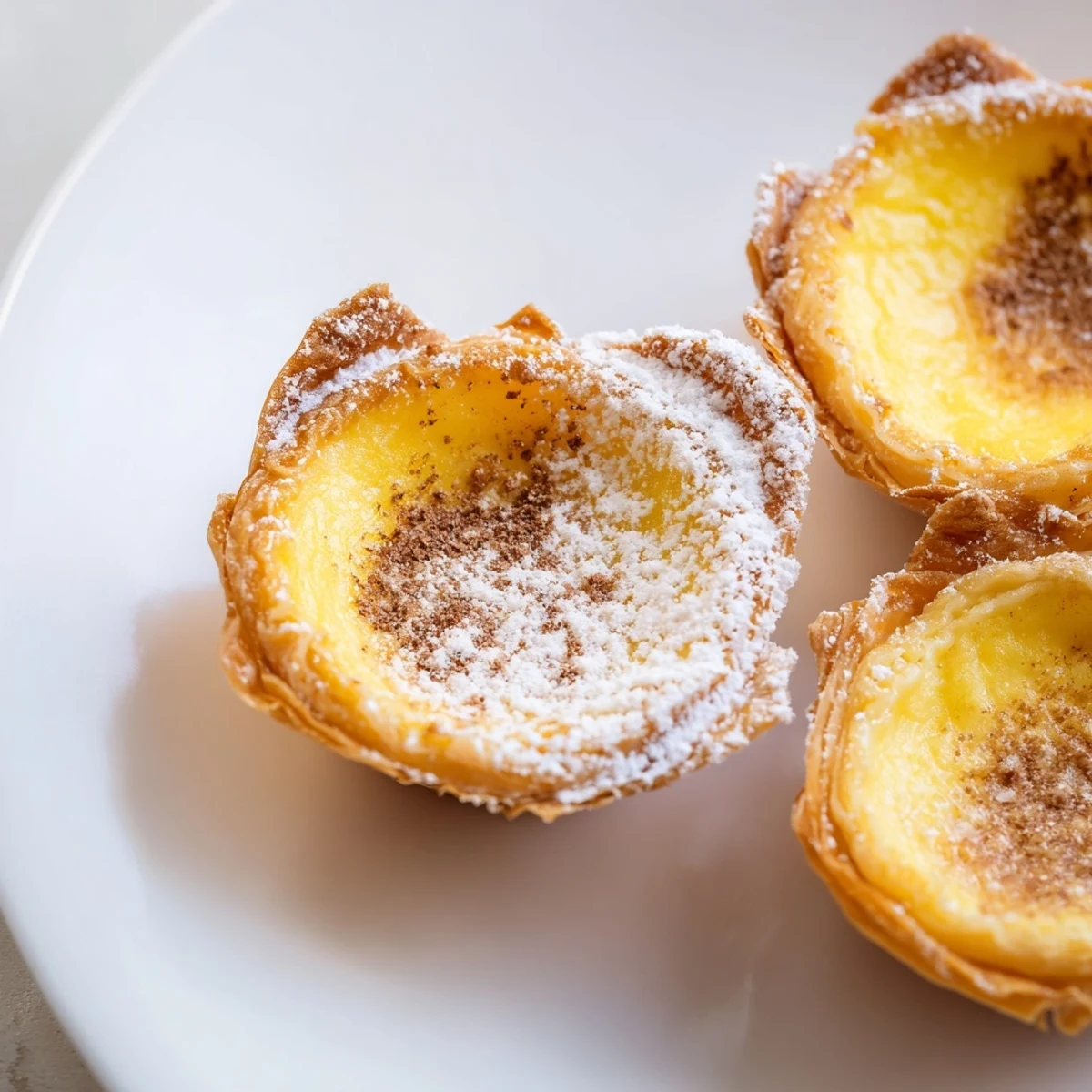 Portuguese egg tart delight
