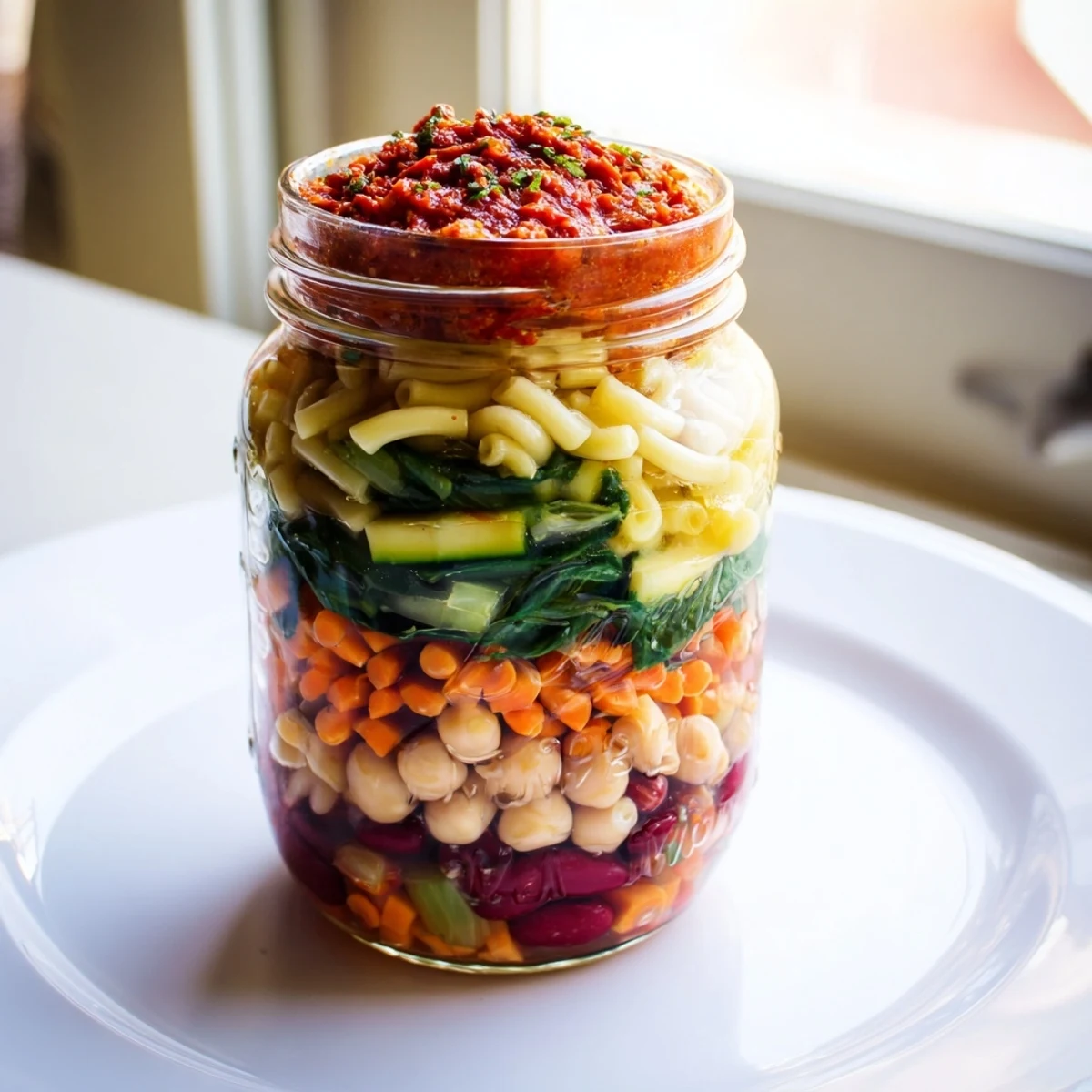 Minestrone Soup in Jar