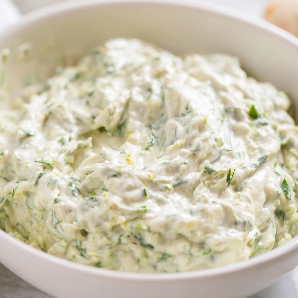 Delicious Green Goddess Salad Dip, perfect for dipping crunchy vegetables, a vegetarian delight.