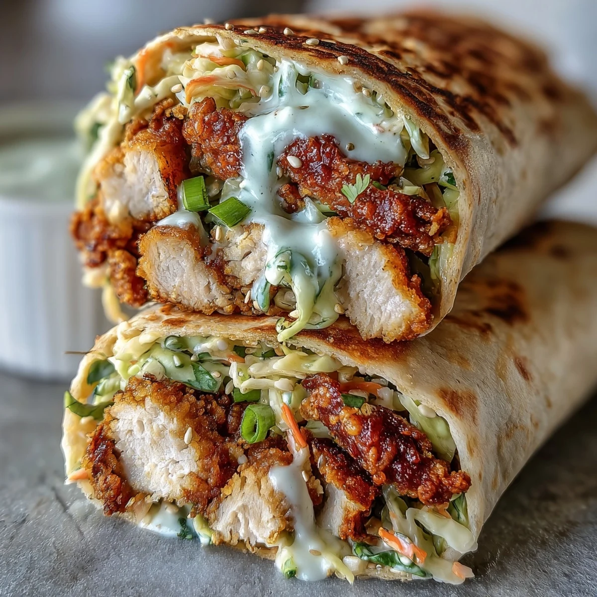 Handheld Crispy KFC Turkey Snack Wraps with golden chicken strips and crisp veggies.