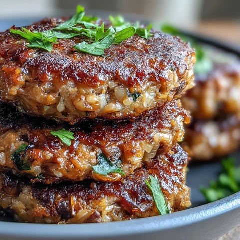Golden-brown Black-Eyed Pea Burger Patties baked on a sheet pan, garnished with fresh parsley and smoked paprika.