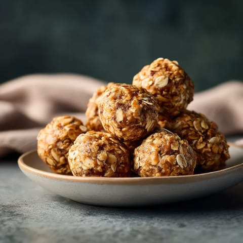 A bowl of granola balls.