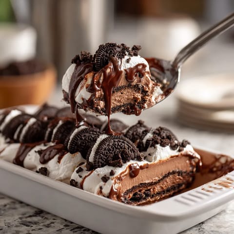 A fork is dipping into a bowl of ice cream.