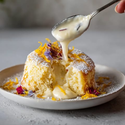 A white plate with a cake on it.