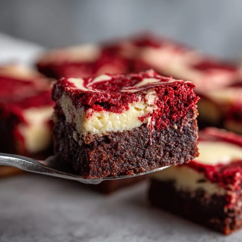 A piece of cake with white frosting and red frosting.