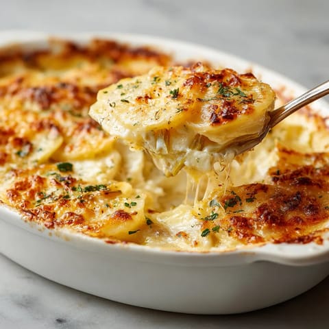 Une assiette de macaroni et cheese est servie sur une table.