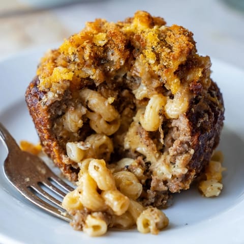 Mac and Cheese Meatloaf Muffins