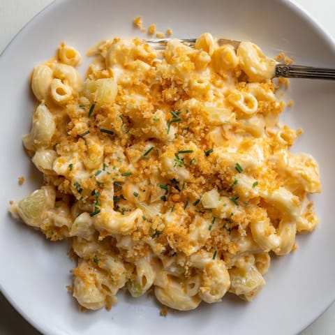 Sriracha Pickle Mac and Cheese