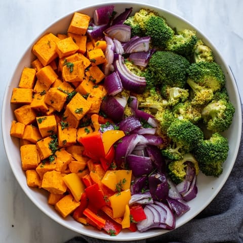Friendsgiving Rainbow Roasted Vegetables