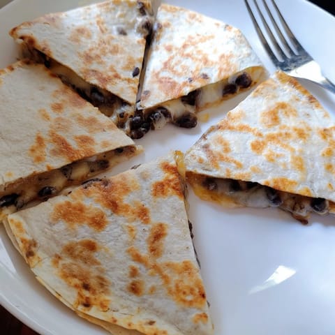 Bean Cheese Quesadillas