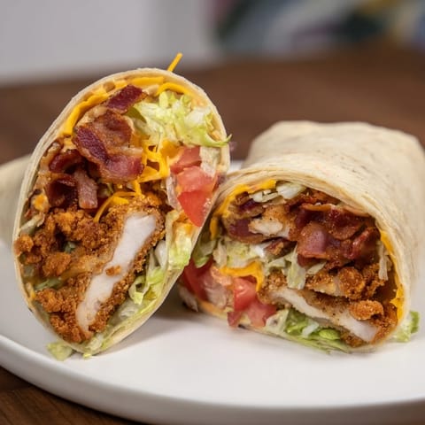 Crispy Chicken Bacon Wrap