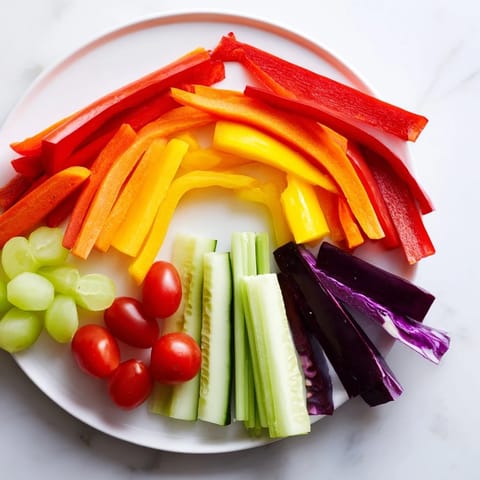 Rainbow Arch Bright Veggie Sticks