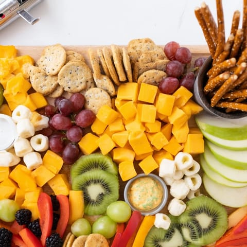 Spaceship Launch Snack Board