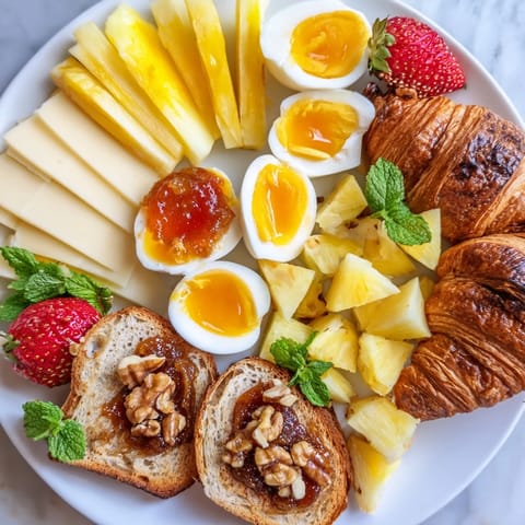Vibrant Good Morning Sun Breakfast Board showcasing a sunburst of color, perfect for a special morning.
