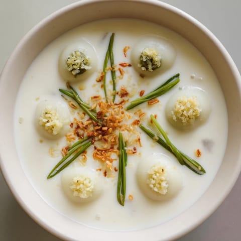 Delicious, smooth white bean dip, festively decorated with cute olive penguins for a snack.