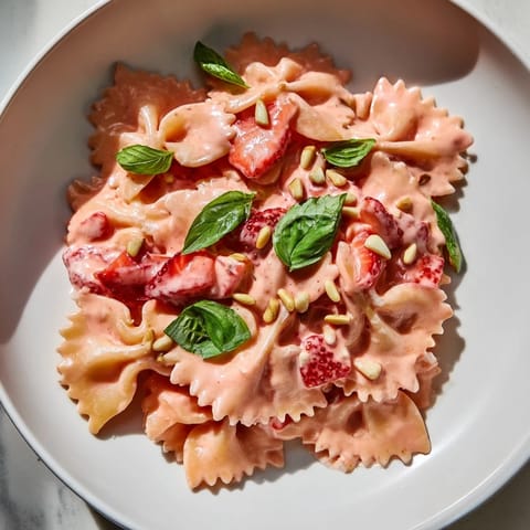 Strawberry Sour Cream Pasta