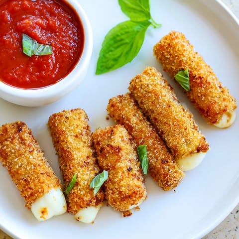 Air Fryer Mozzarella Sticks