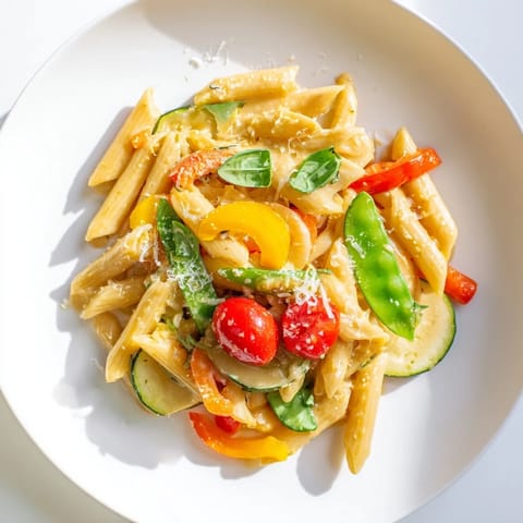 One-Pot Creamy Pasta Primavera