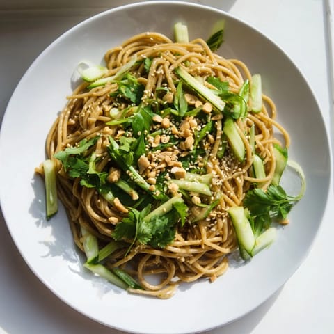 Spicy Sesame Noodle Salad