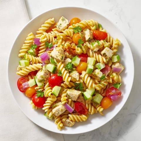 Honey Mustard Chicken Pasta Salad
