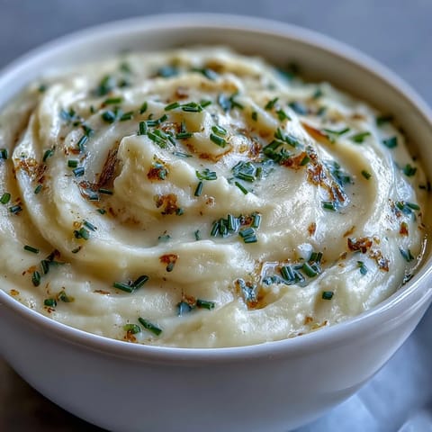 Velvety Potato Leek Soup, garnished with fresh chives, ready to enjoy.
