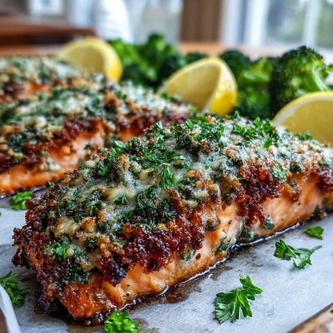 Crispy roasted broccoli florets and cheesy baked salmon fillets make an easy keto dinner for four.
