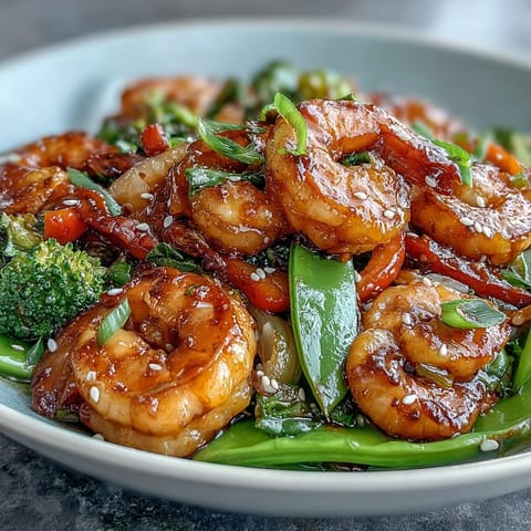 20-Minute Shrimp Veggie Stir-Fry