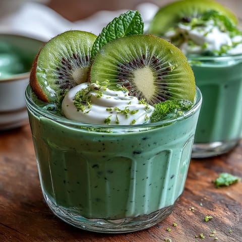 Kiwi Lime Chia Pudding Cups