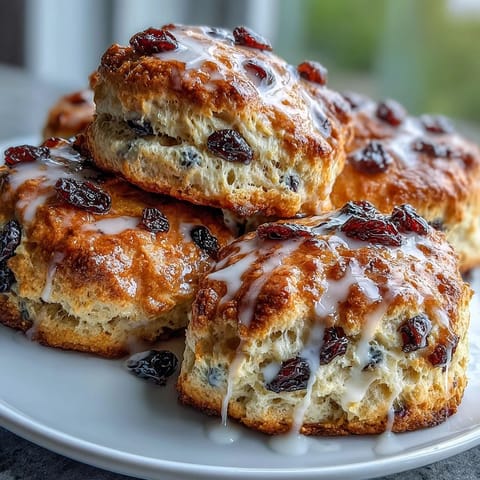 Blueberry Lemon Sourdough Scones