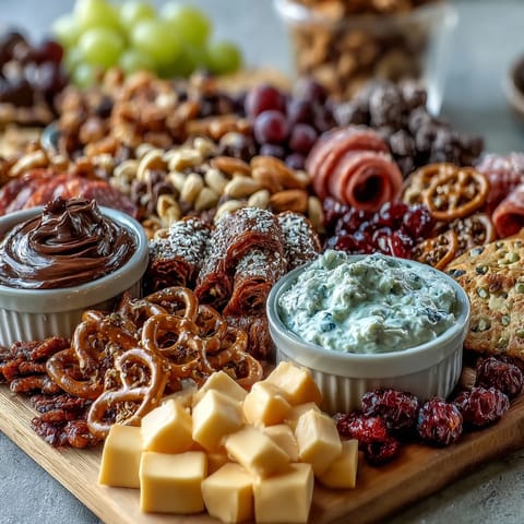 Grad Party Snack Board Bites