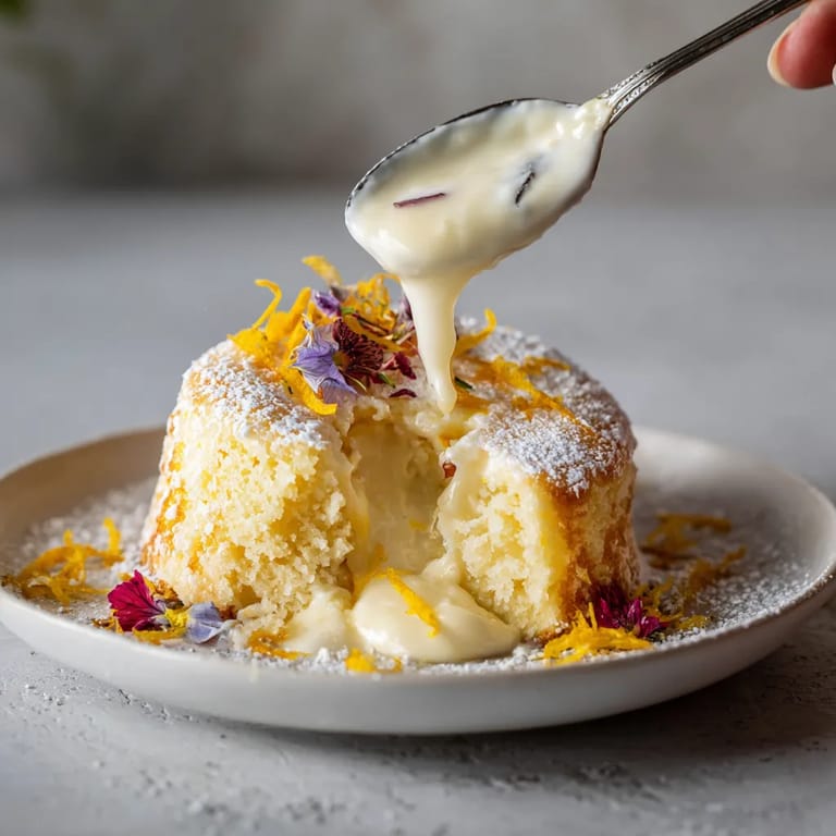 A white plate with a cake on it.