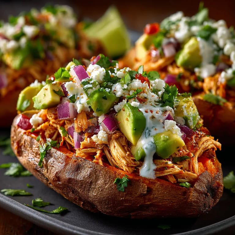 A plate of food with two pork sandwiches and a side of guacamole.